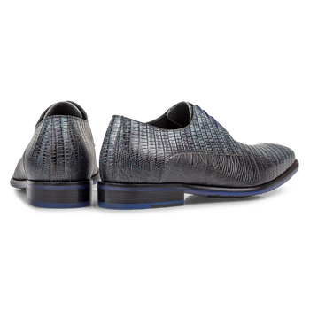 Schn&uuml;rschuh mit Print grau