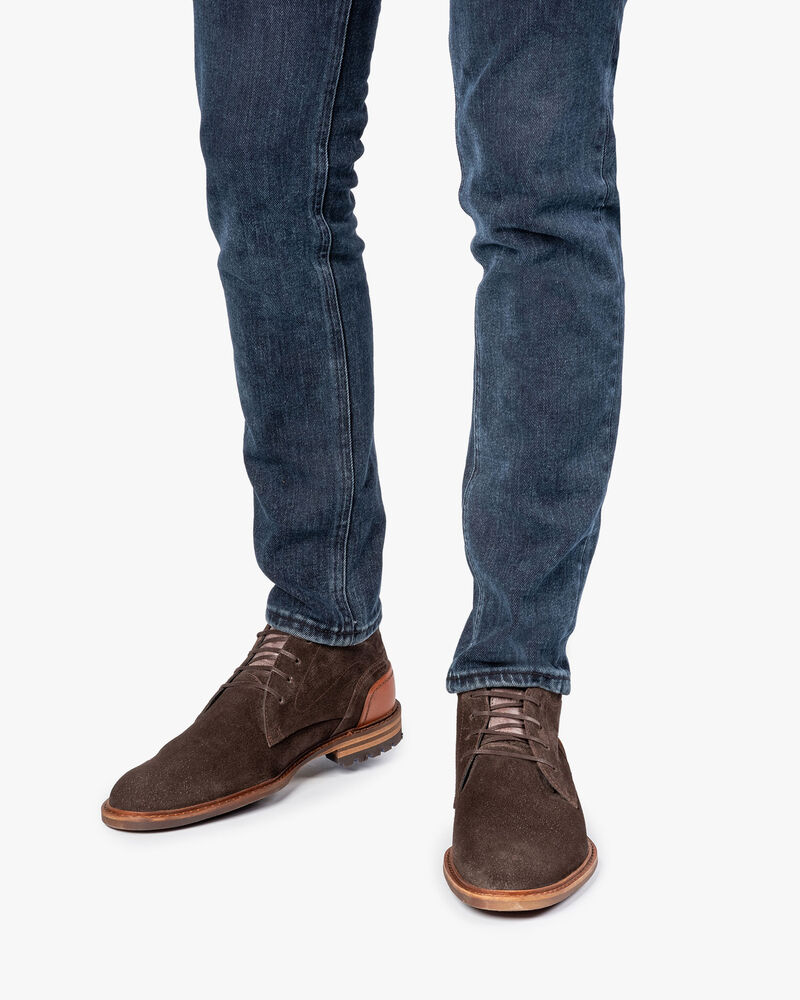 Crepi Stiefel braun Wildleder