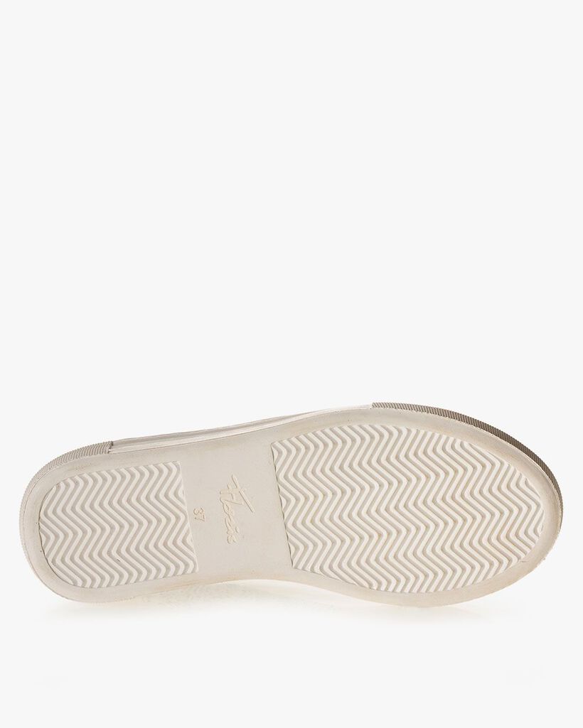 Sneaker Zick-Zack-Print schwarz-wei&szlig;