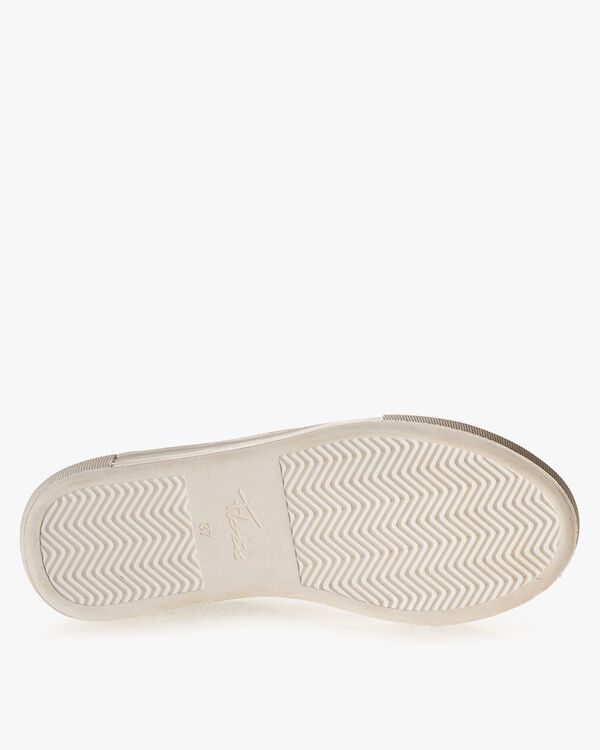 Sneaker Zick-Zack-Print schwarz-wei&szlig;