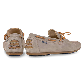 Mokassin Wildleder sandfarben