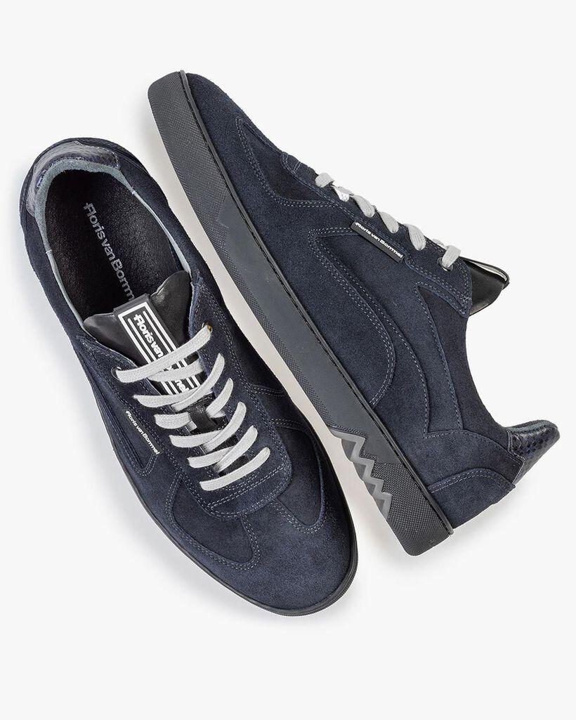 Sneaker dunkelblau Wildleder