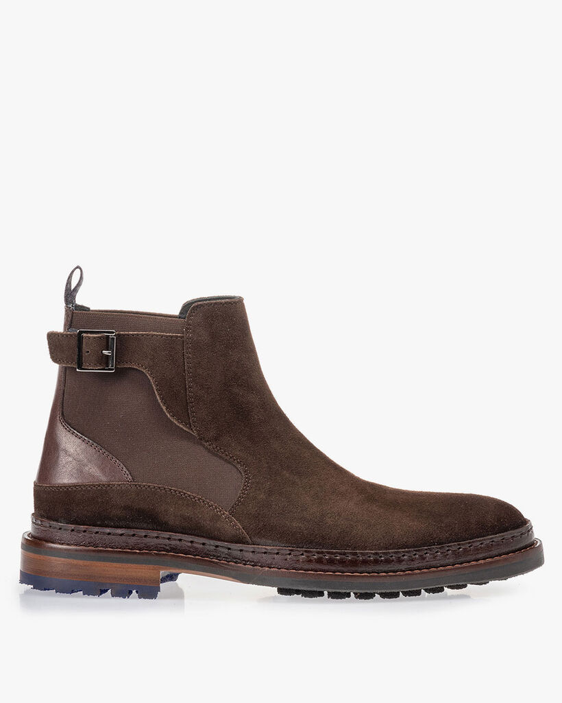 Chelsea Boot dunkelbraunes Wildleder