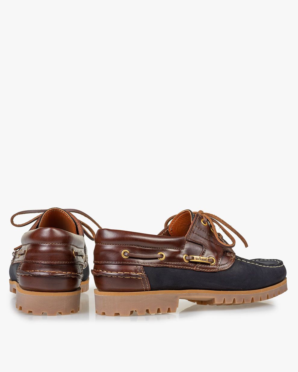 Boat shoes men Boat Shoe 01.20 Red brown Floris van Bommel Germany