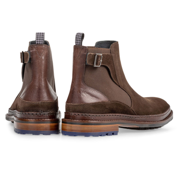 Chelsea Boot dunkelbraunes Wildleder