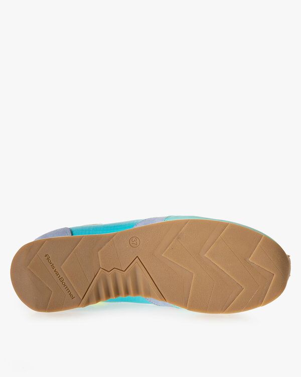 Sneaker Nubukleder blau