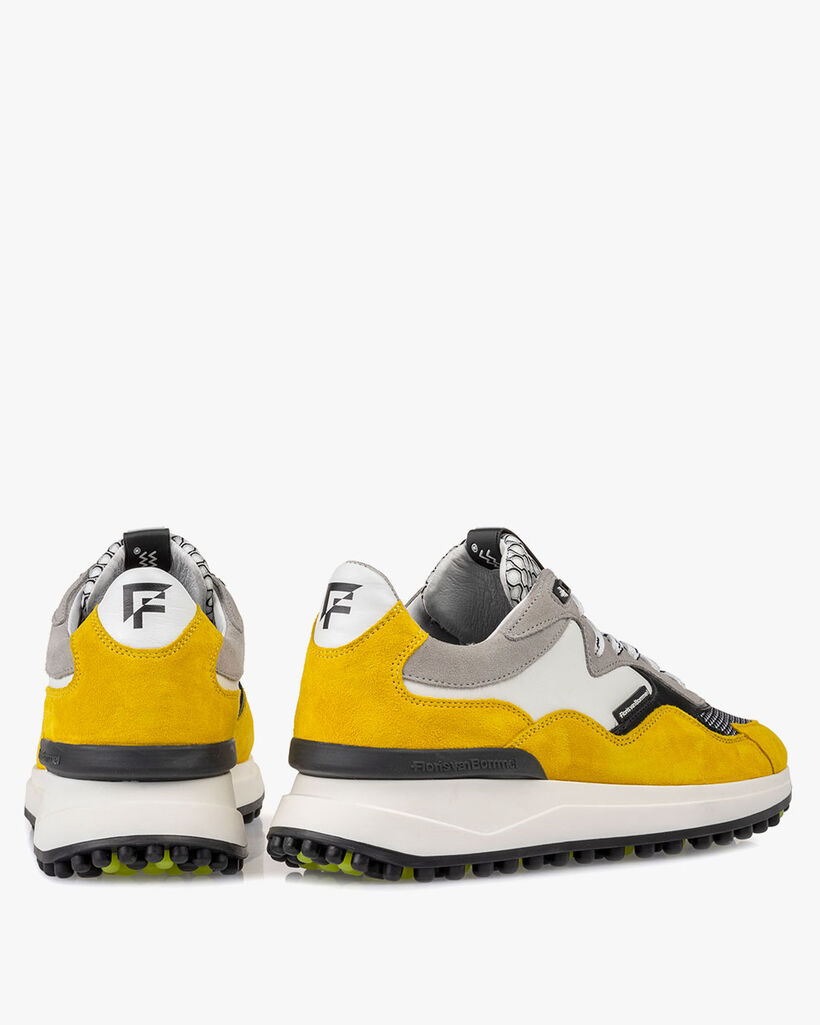 Noppi sneaker suede leather yellow