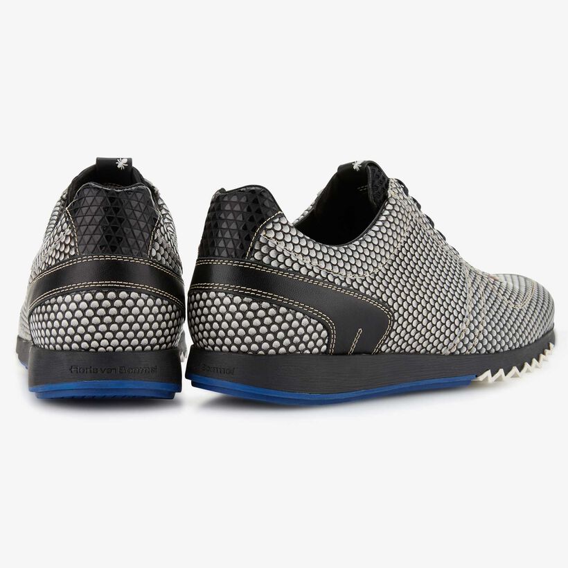 Floris van Bommel grey leather sneaker