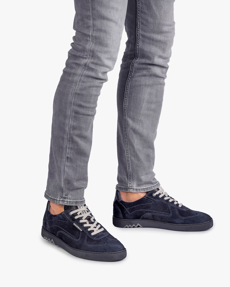 Sneaker dunkelblau Wildleder