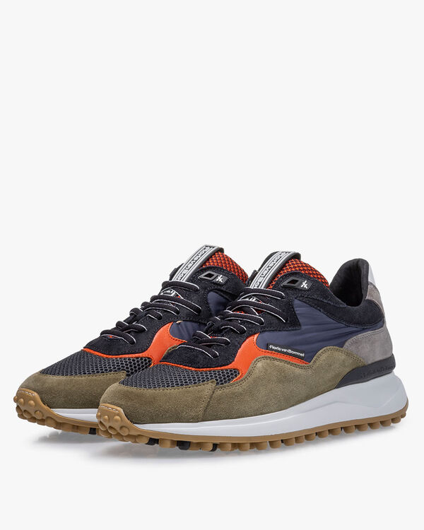 Noppi Sneaker Wildleder gr&uuml;n