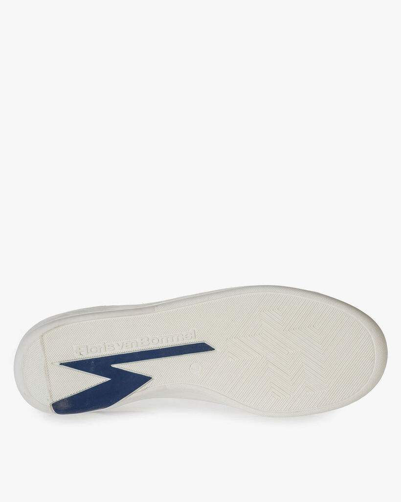 Dark blue suede leather sneaker	