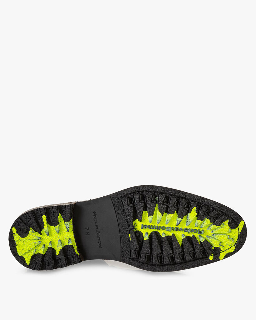 Lace boot suede dark brown