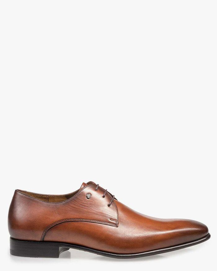 cognac shoe laces