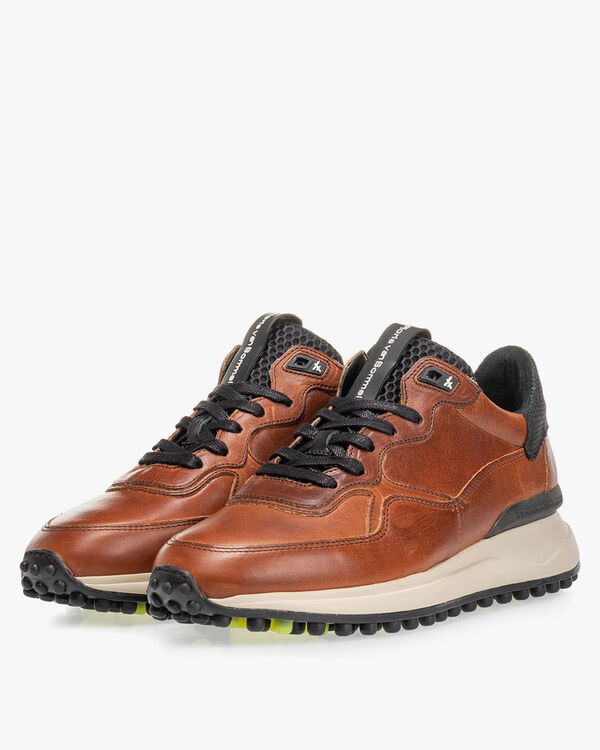Noppi sneaker leather cognac