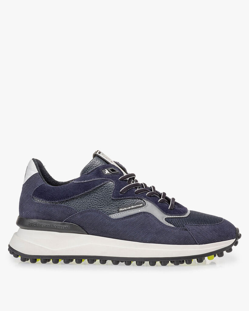 Noppi sneaker dark blue with print