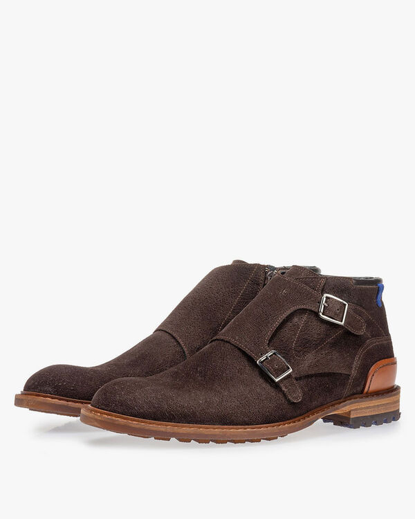 Stiefel mit Schnalle braun