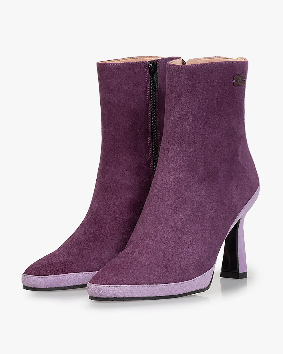 Purple shop sock booties