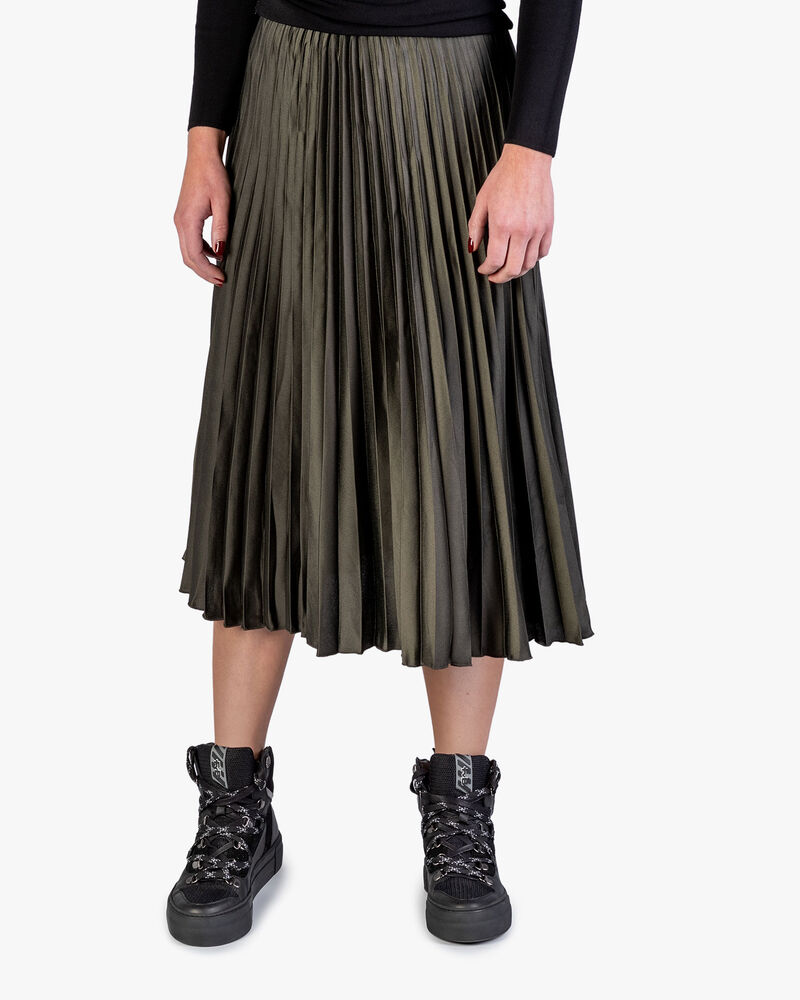 Halbhoher Sneaker schwarz Leder