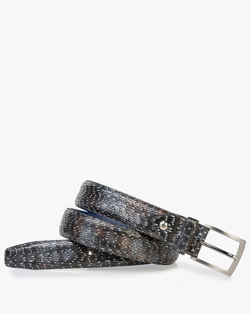 Lederg&uuml;rtel metallic bronze