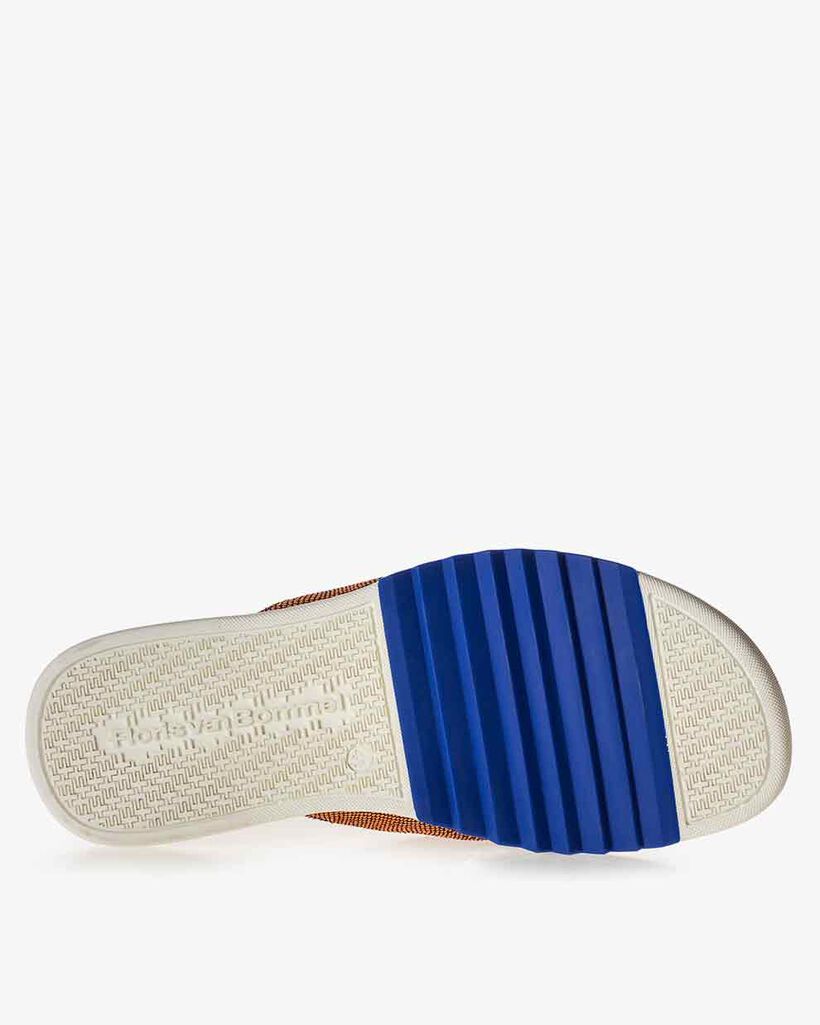 Slipper Wildleder orange