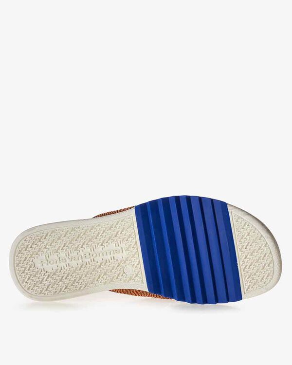 Slipper Wildleder orange