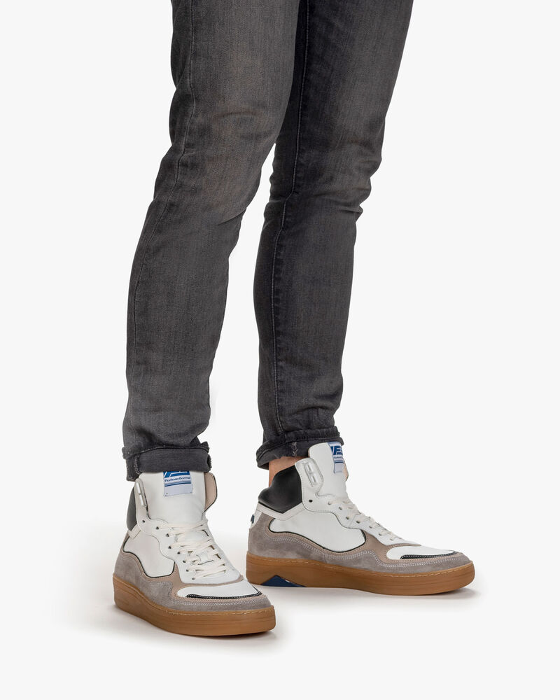 Sneaker Kalbsleder wei&szlig;