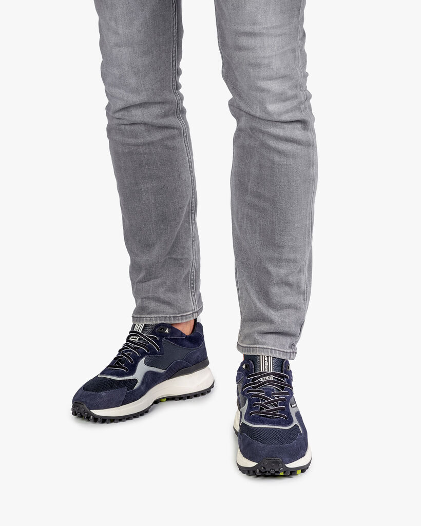 Noppi sneaker dark blue with print