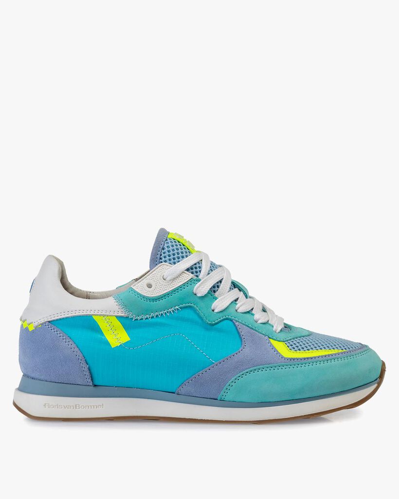 Sneaker Nubukleder blau
