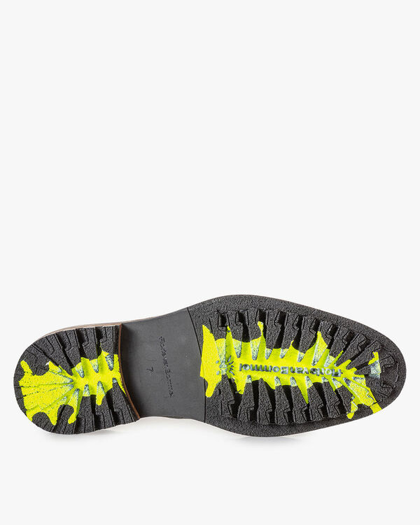 Chelsea Boot schwarz mit Print