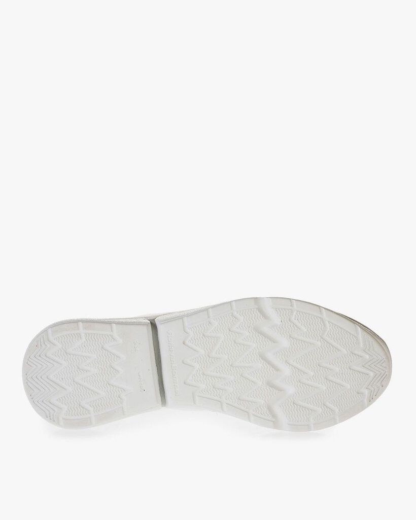 White calf leather sneaker