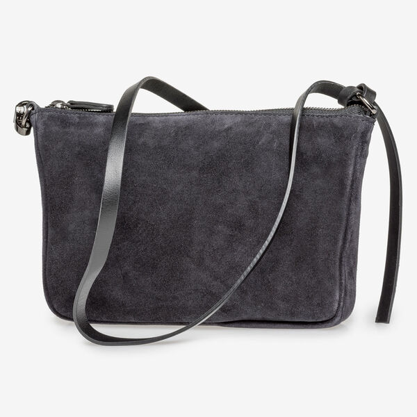 Schwarze Wildleder-Tasche
