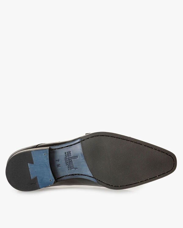 Schwarzer Kalbsleder Monk