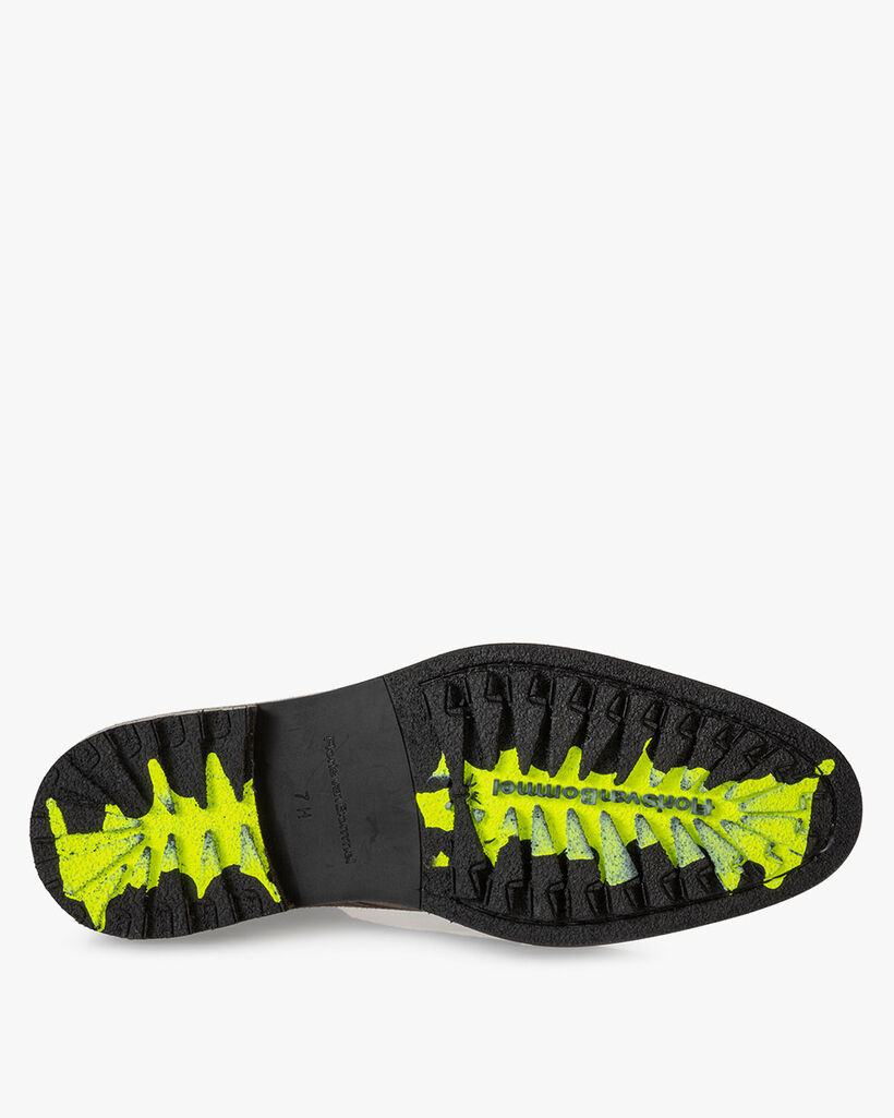 Lace boot suede taupe