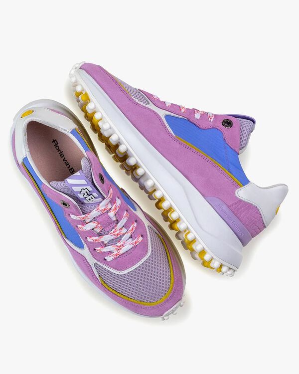 Noppi Wildleder pink