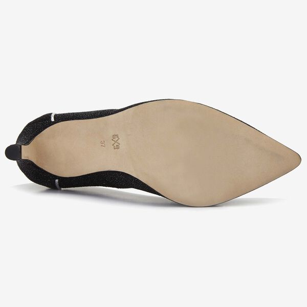 Floris van Bommel schwarzer Glitzer-Pumps für Damen