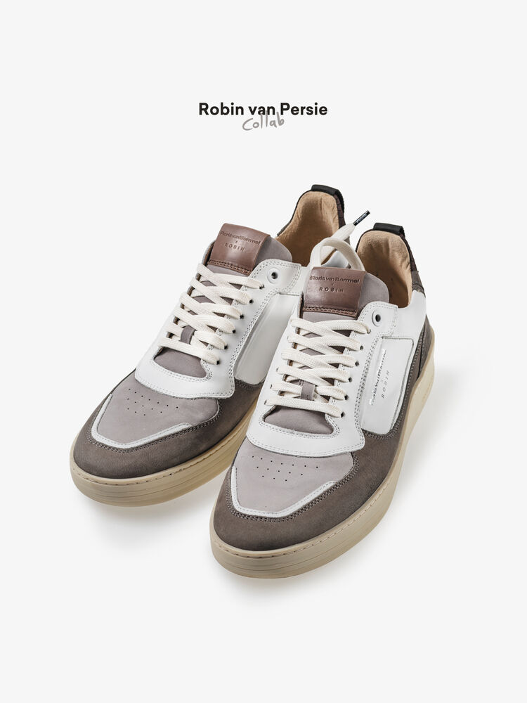 Tennis Sneaker Kalbsleder wei&szlig;