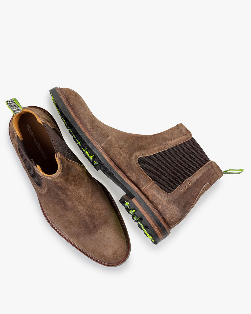 Chelsea boot suede cognac