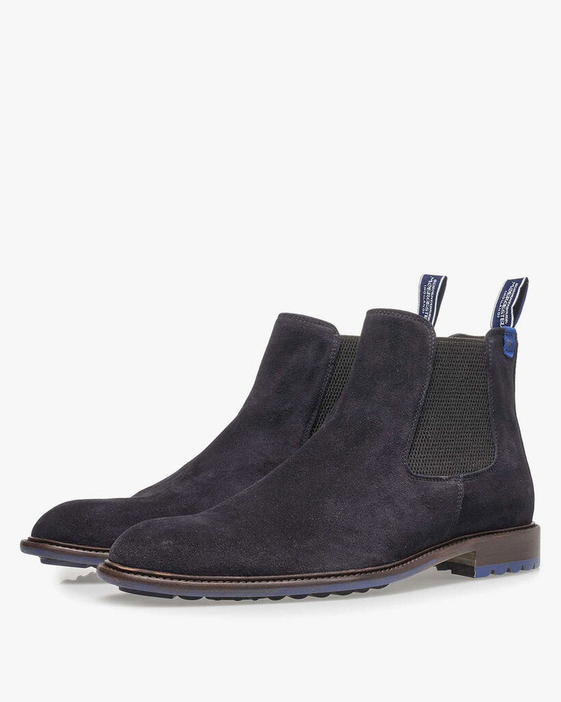 Dunkelblauer Chelsea Boot