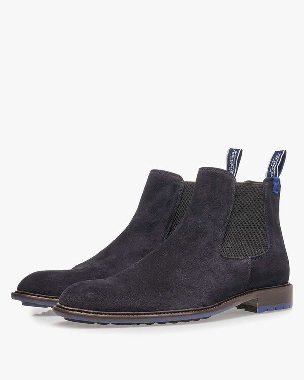 Dunkelblauer Chelsea Boot