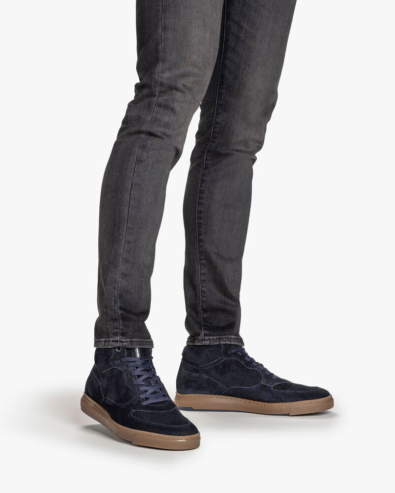 Sneaker Wildleder dunkelblau