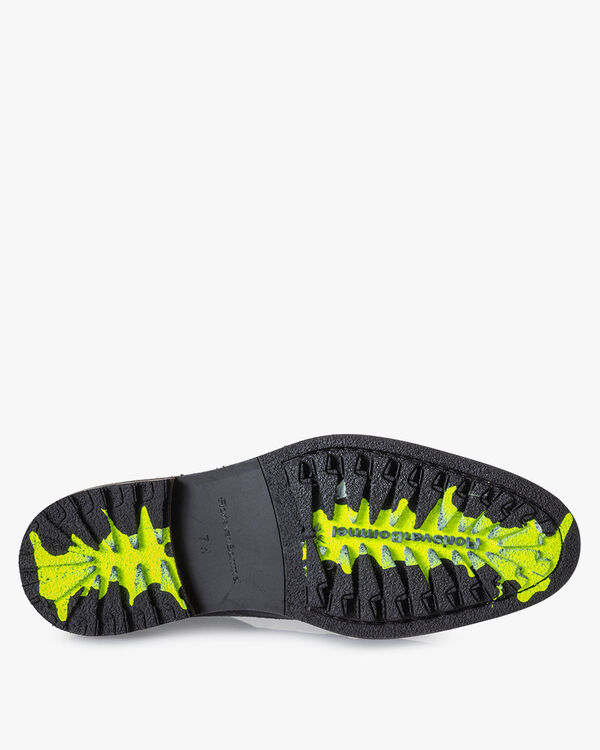 Lace boot suede black