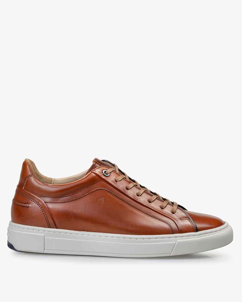 Sneaker Kalbsleder cognac