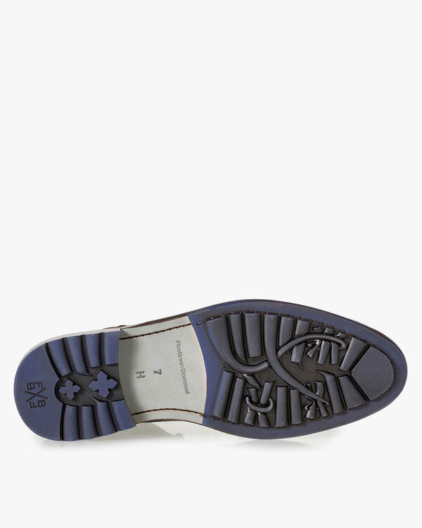 Schn&uuml;rstiefel Wildleder dunkelbraun