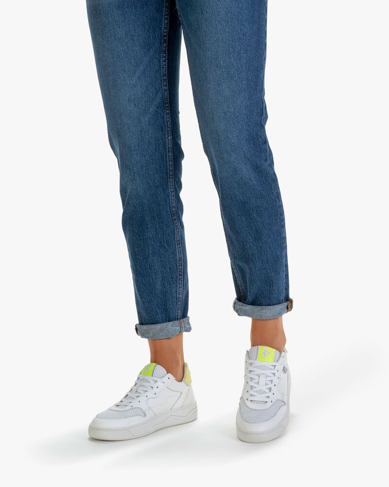 Sneaker Kalbsleder wei&szlig;