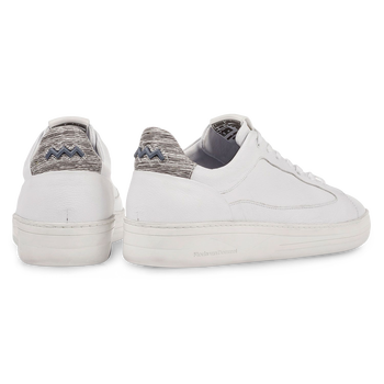 White calf leather sneaker