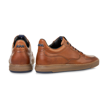 Sneaker Kalbsleder cognac