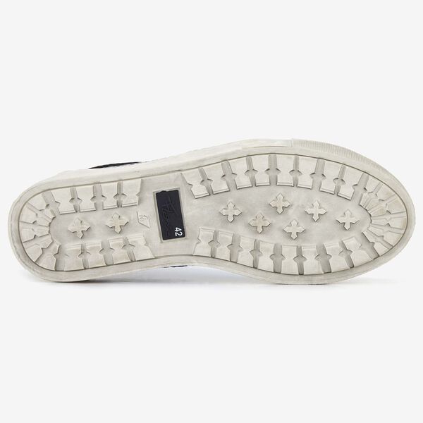 Floris van Bommel blue metallic sneaker