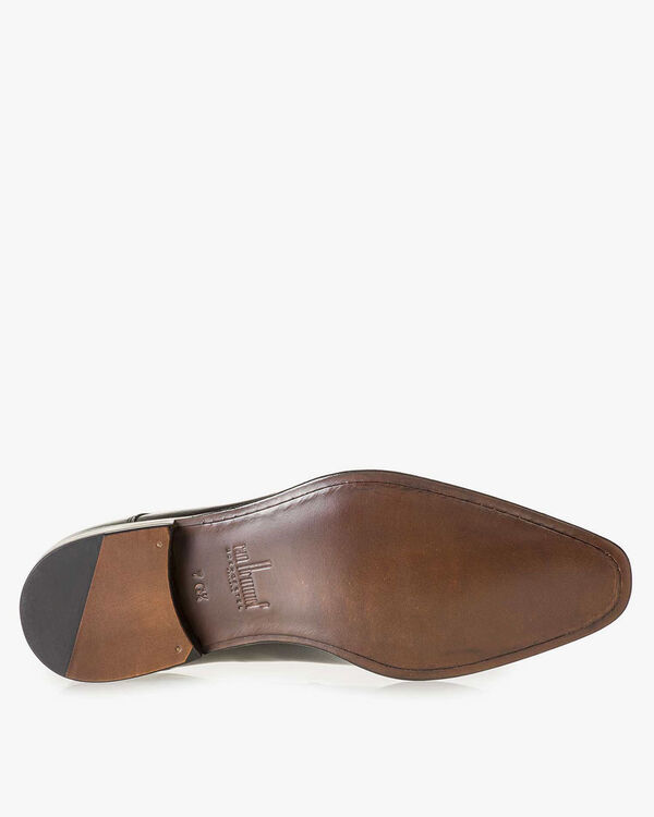 Schn&uuml;rschuh Kalbsleder schwarz