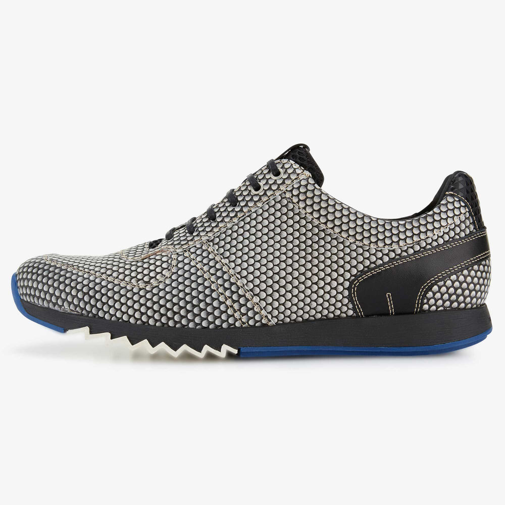 Floris van Bommel grey leather sneaker