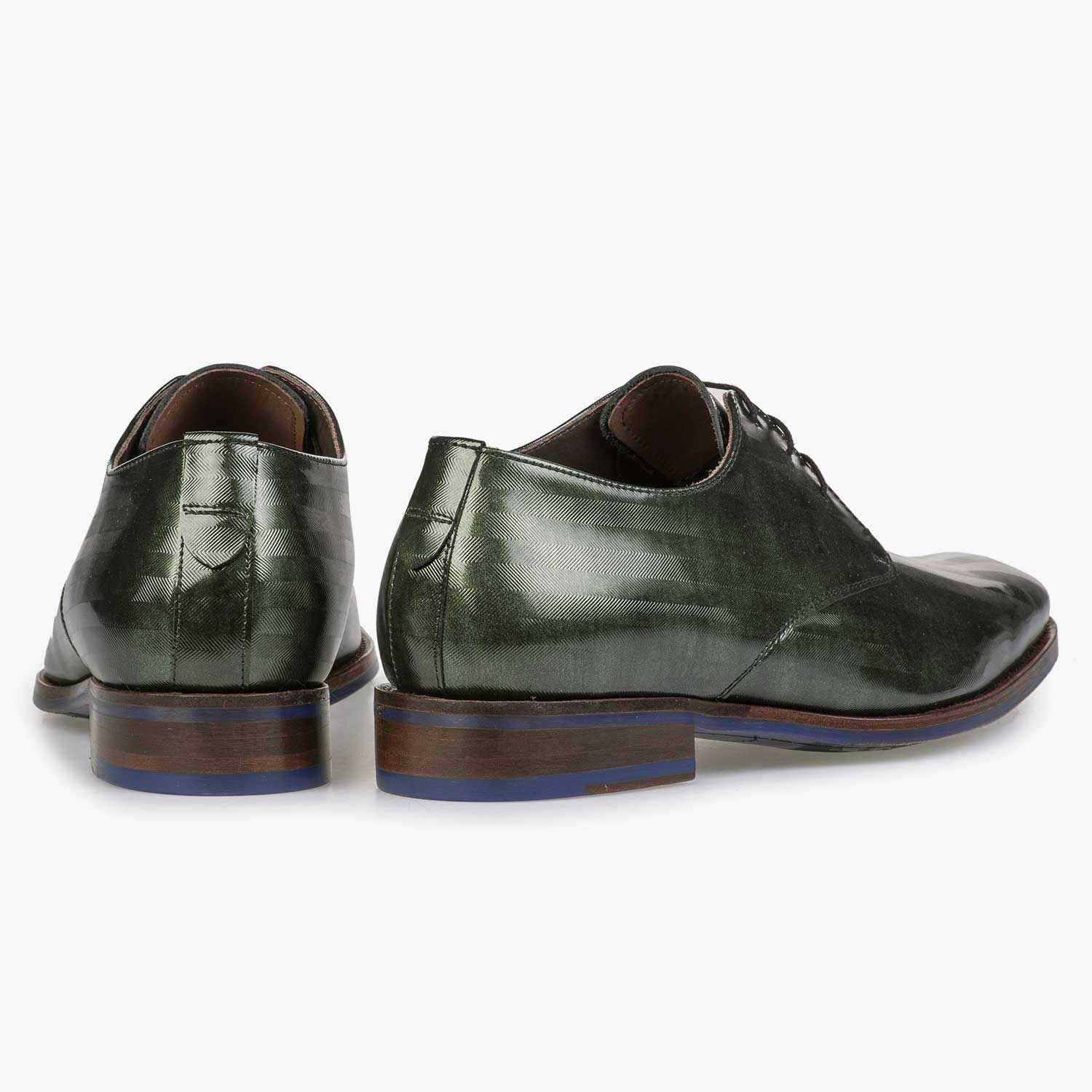 Lackleder Schnürschuh – grün – 1806600|Floris van Bommel® Lackleder Schnürschuh – grün – 1806600|Floris van Bommel®